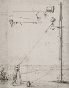 An engraving of Huygensg